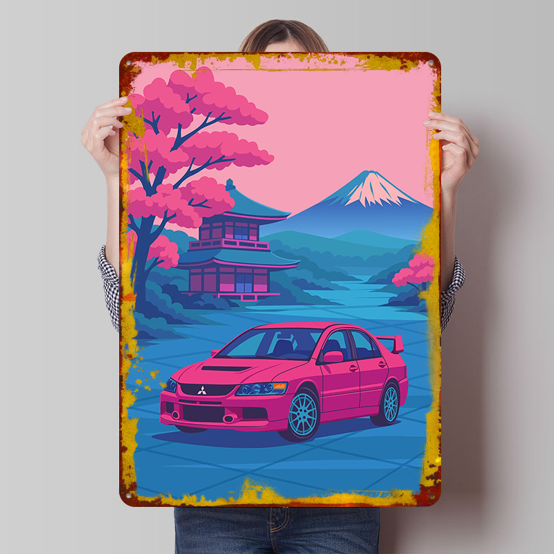 Retro Gaming Japan - Japanese Car Evo in Japan Tin