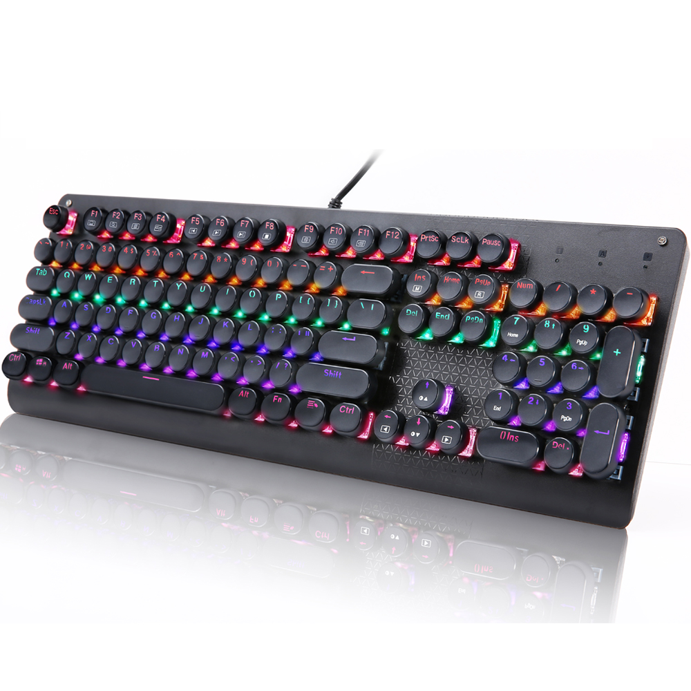 Retro Gaming Uk - Nostalgic 104-Key Mechanical Gaming Keyboard with