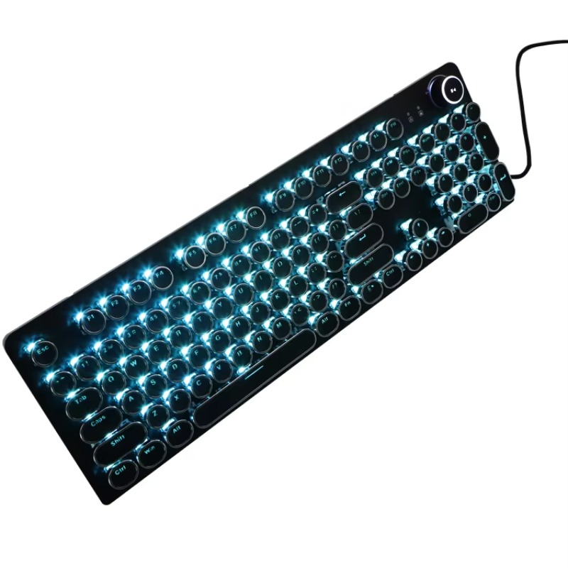 Retro Gaming Uk - Typewriter Style Gaming Keyboard Retro Steampunk