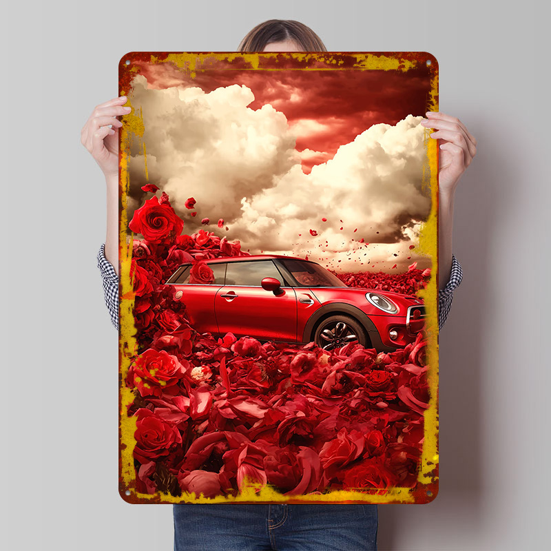 Retro Gaming Uk - Red UK Car Cooper in Rose