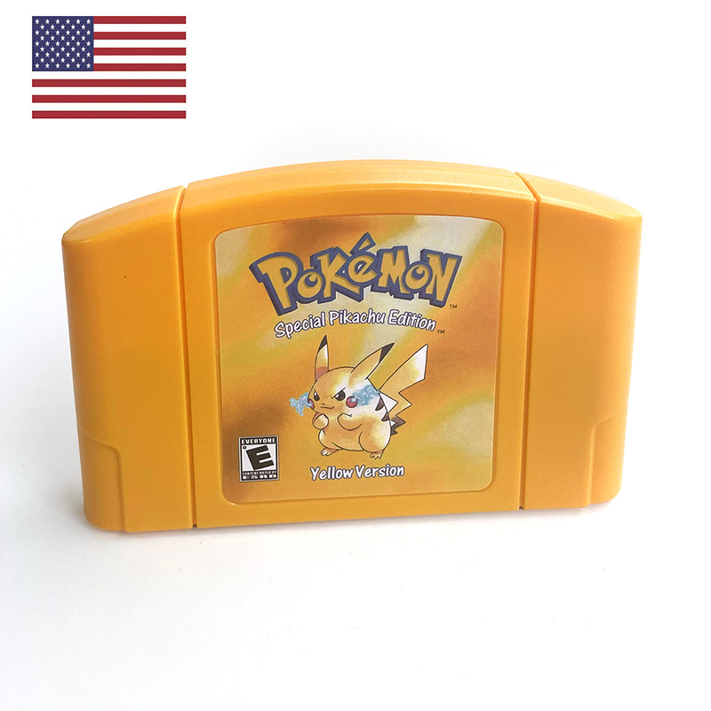 Retro Gaming Box - USA NTSC Version English Pokemon Yellow