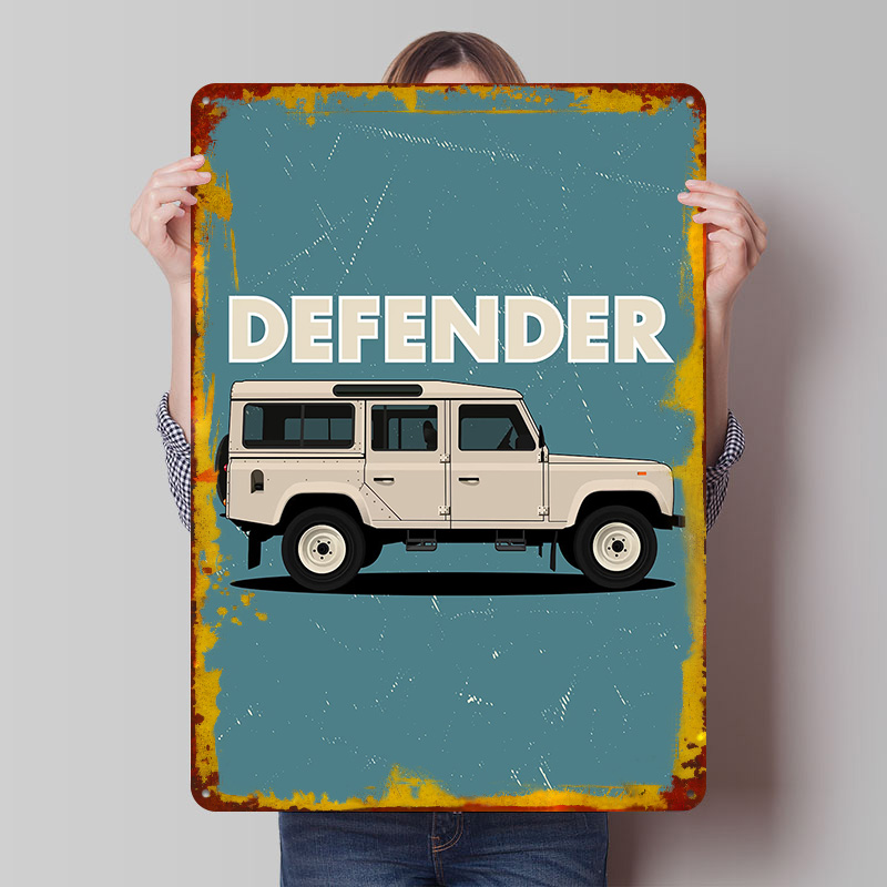 Retro Gaming Uk - UK Car Rover Defender Long Metal
