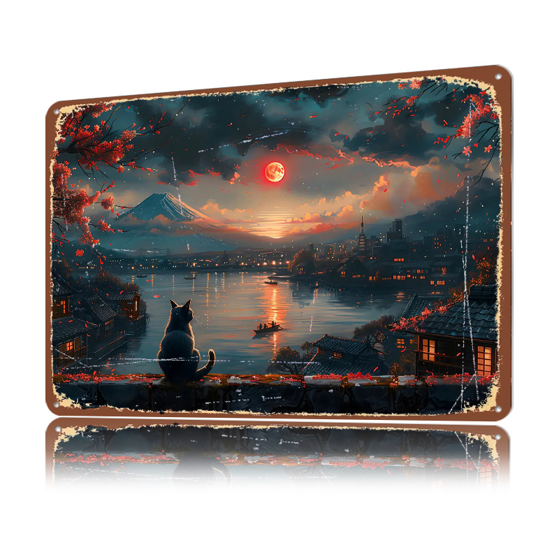 Cat Watching Sunset Over Japan - Retro Gaming Japan 评论和价格