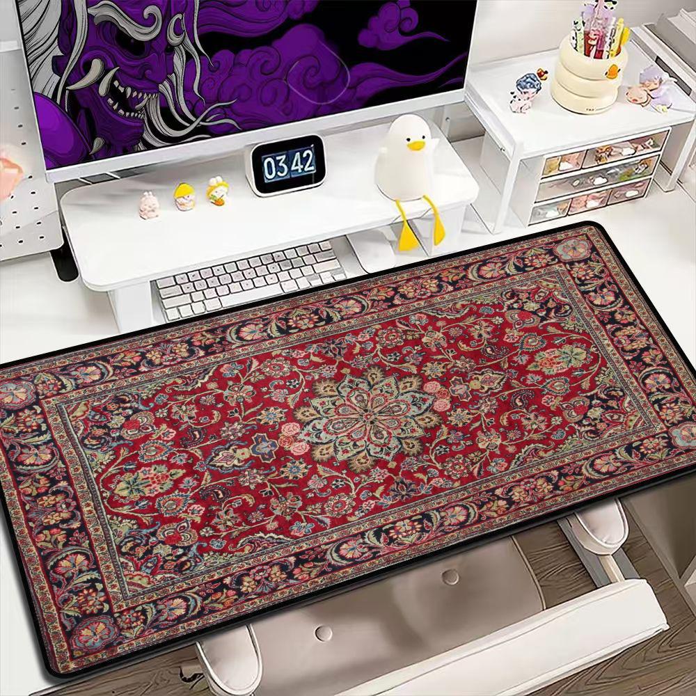 Vintage Persian Rug Pattern La - Retro Gaming Desk 评论和价格