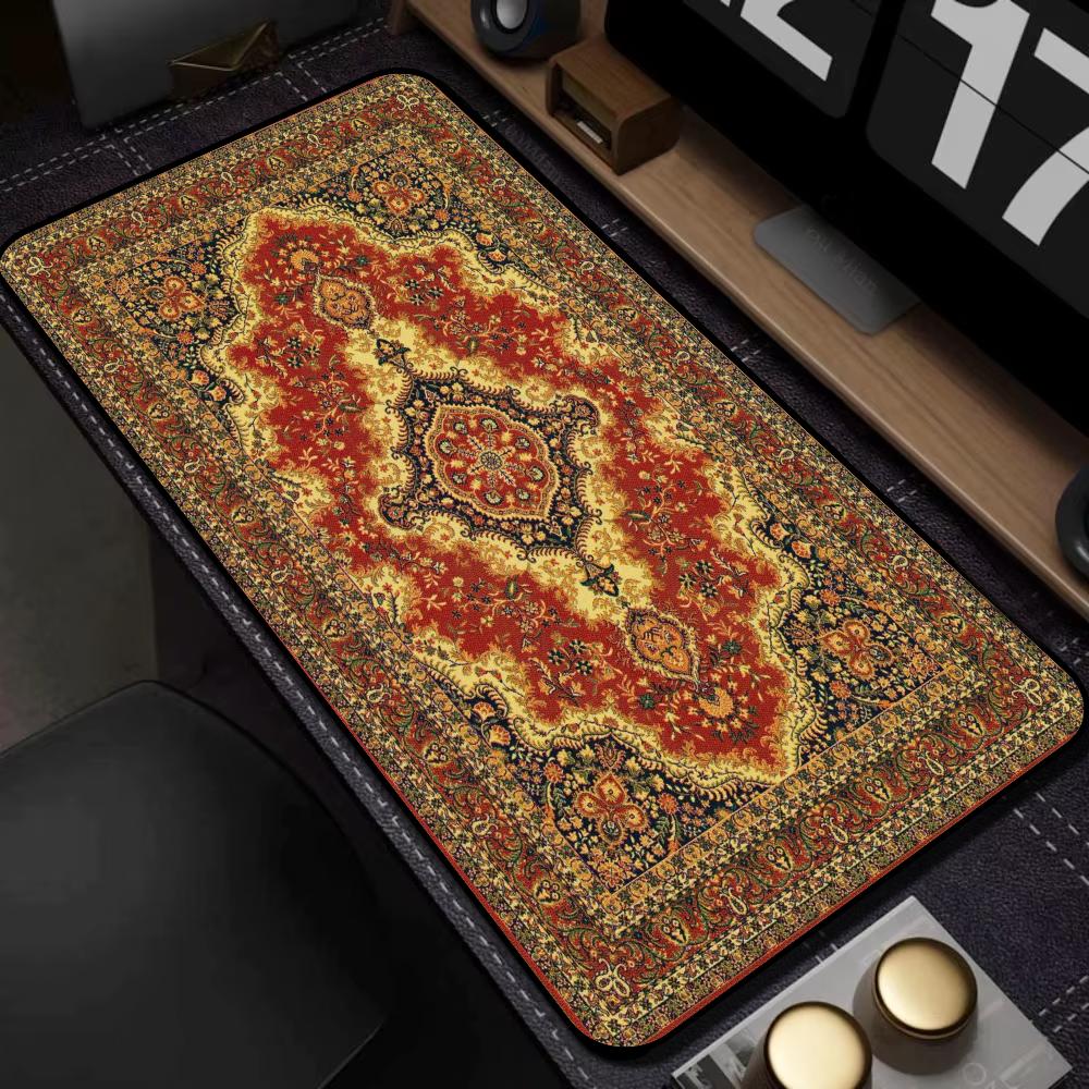 Vintage Persian Rug Pattern La - Retro Gaming Desk 评论和价格