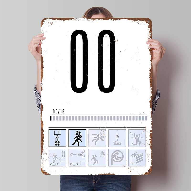 Portal 2 Challenge Mode Icons  - Retro Gaming Icons 评论和价格