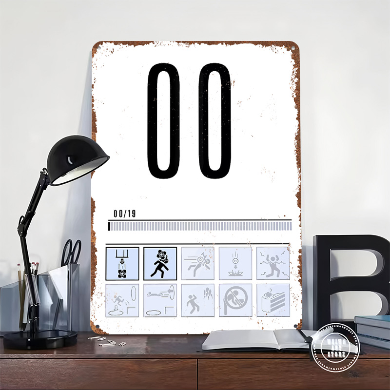 Portal 2 Challenge Mode Icons  - Retro Gaming Icons 评论和价格