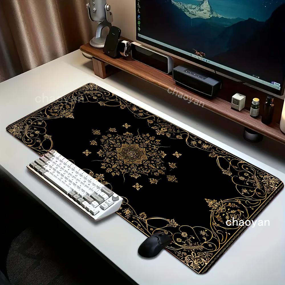 New Black Persian Carpet Myste - Retro Gaming Desk 评论和价格