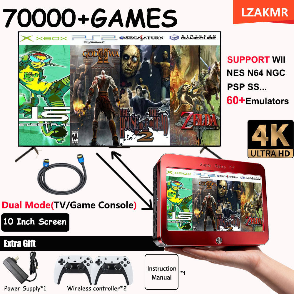 T1 Game Console 60+ Emulators  - Retro Gaming Hdd 评论和价格