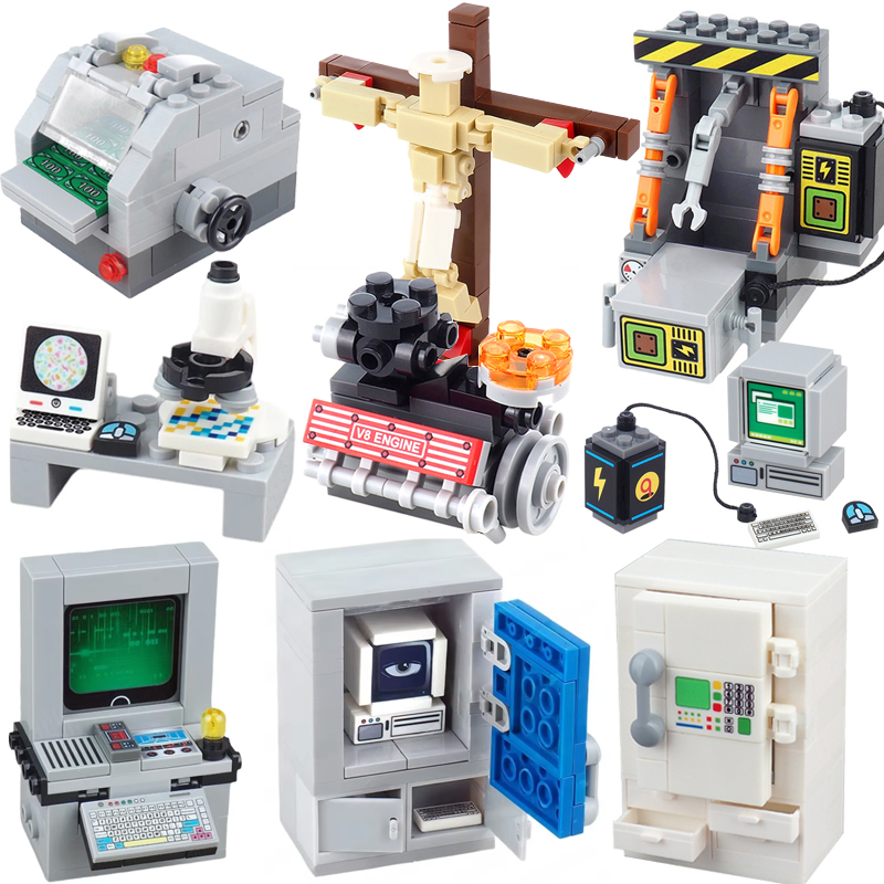 MOC City Street View Building  - Retro Gaming Lego 评论和价格