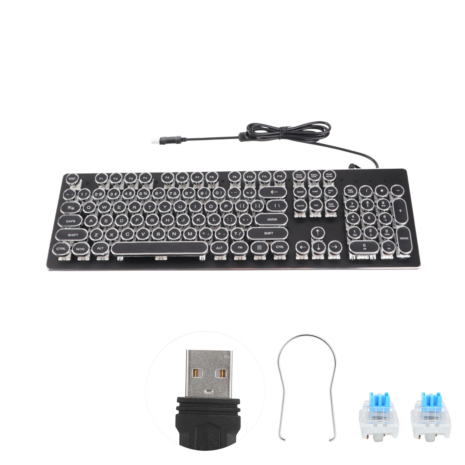 Retro Wired Gaming Mechanical  - Retro Gaming Uk 评论和价格