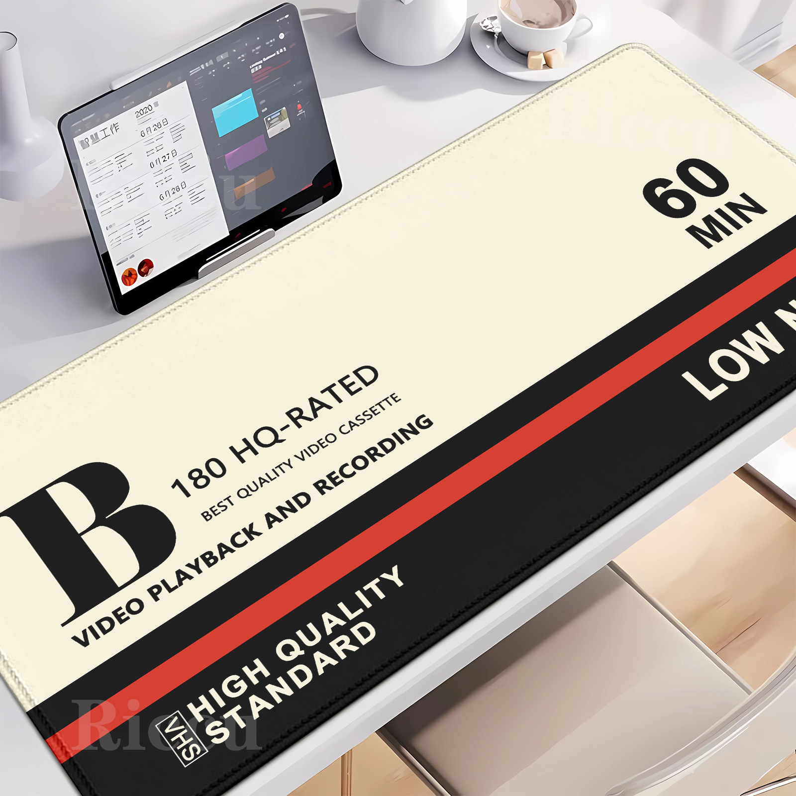 Large PC Gaming Retro VHS Mous - Retro Gaming Desk 评论和价格