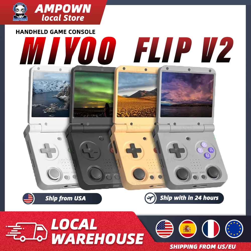 MIYOO Flip V2 Handheld Game Co - Retro Gaming Os Linux 评论和价格