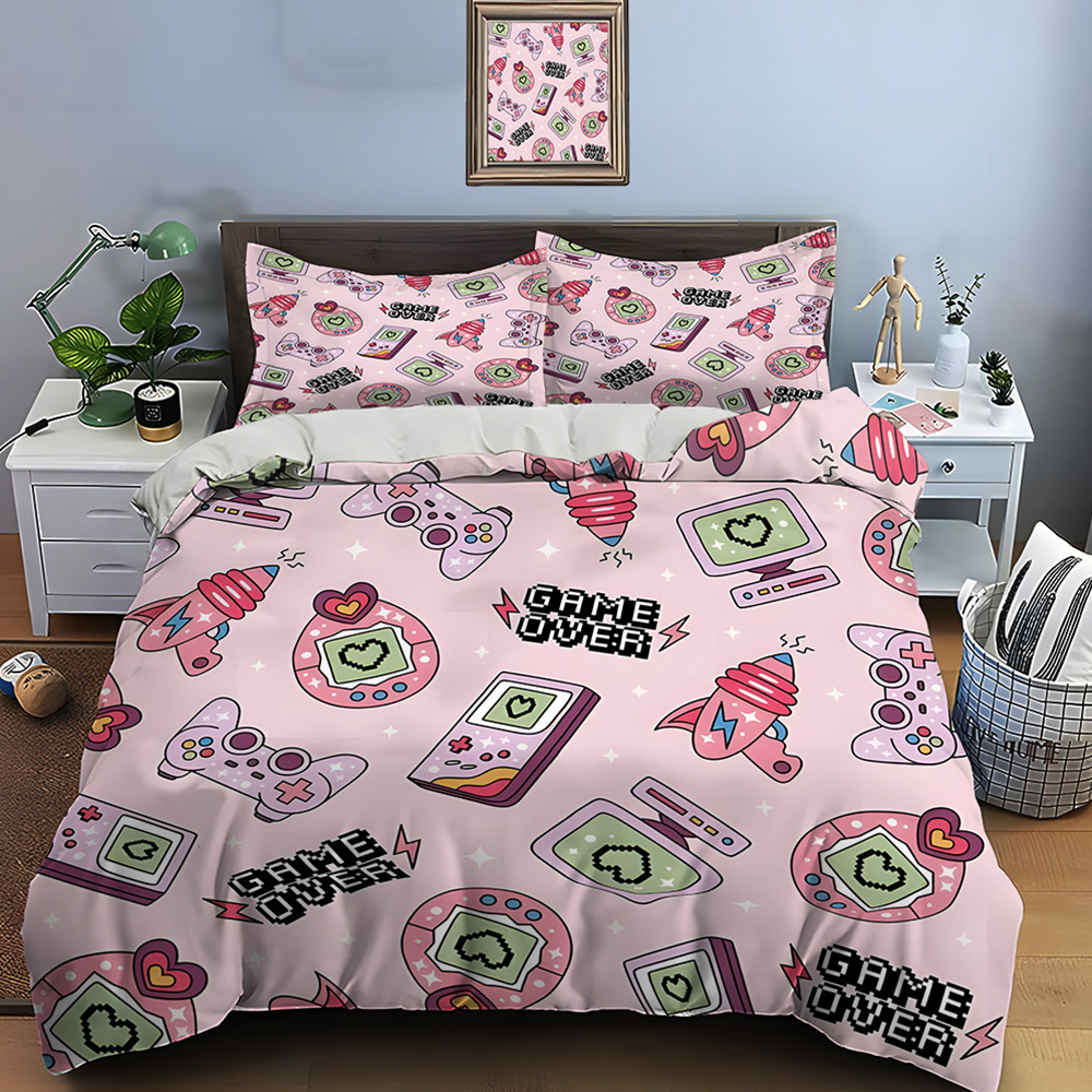 Retro Gaming Icons on Pink Bac - Retro Gaming Icons 评论和价格
