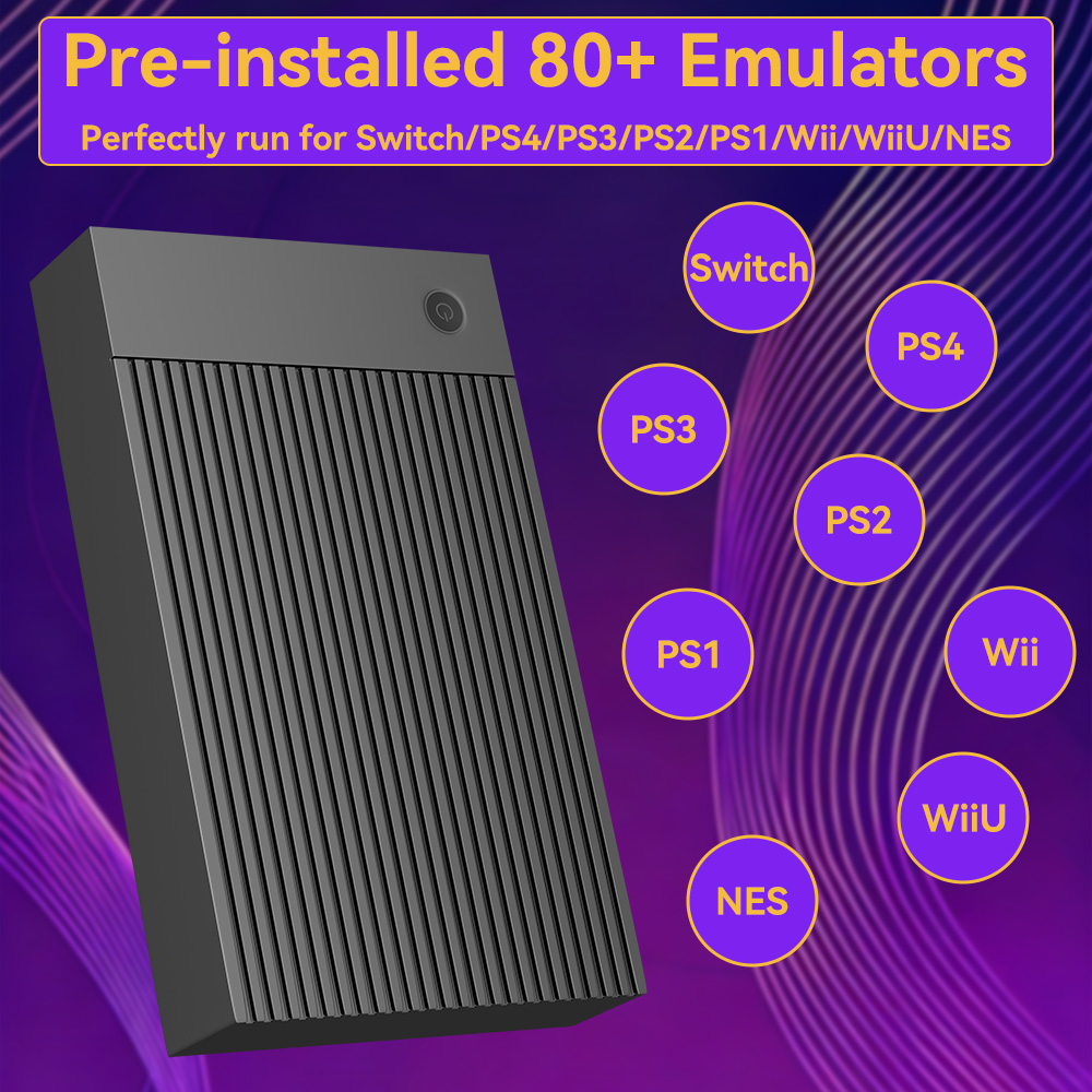 Portable 4TB Gaming HDD with 5 - Retro Gaming Hdd 评论和价格