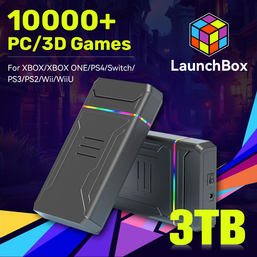 JMachen Launchbox 3TB Gaming H - Retro Gaming Hdd 评论和价格