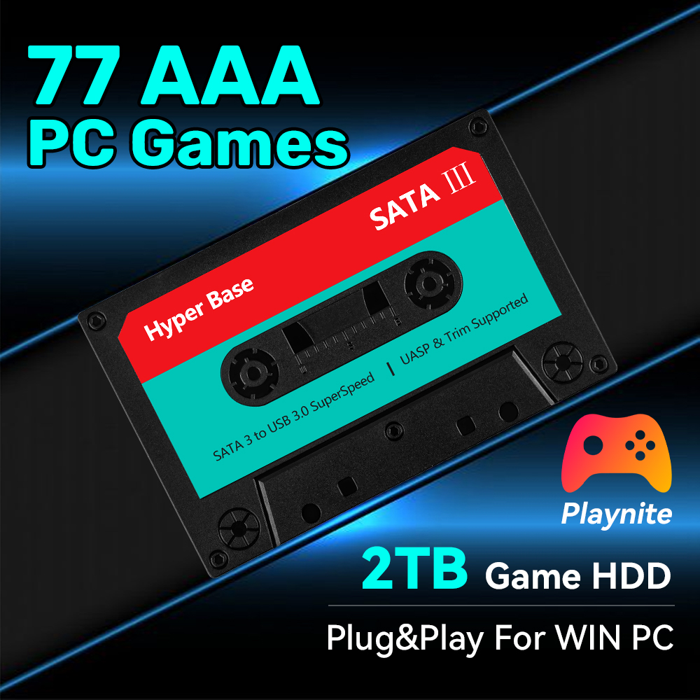2TB Game Hard Drive With 77 PC - Retro Gaming Hdd 评论和价格
