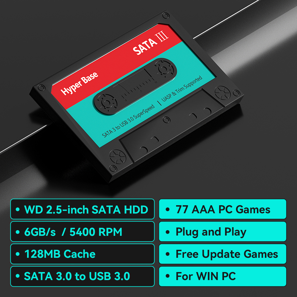 2TB Game Hard Drive With 77 PC - Retro Gaming Hdd 评论和价格