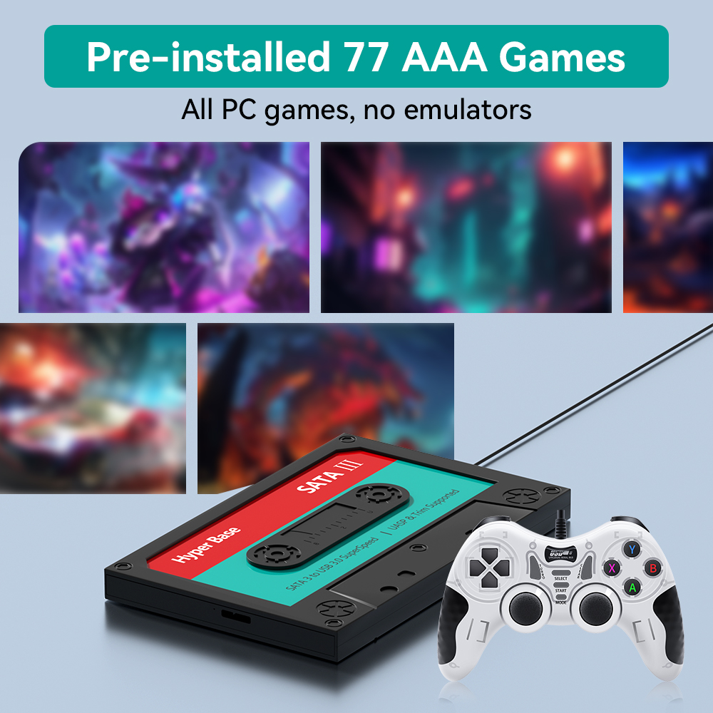 2TB Game Hard Drive With 77 PC - Retro Gaming Hdd 评论和价格