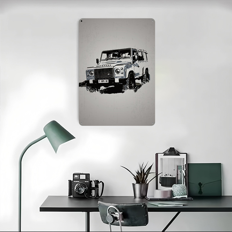 UK Car Rover Defender Poster C - Retro Gaming Uk 评论和价格