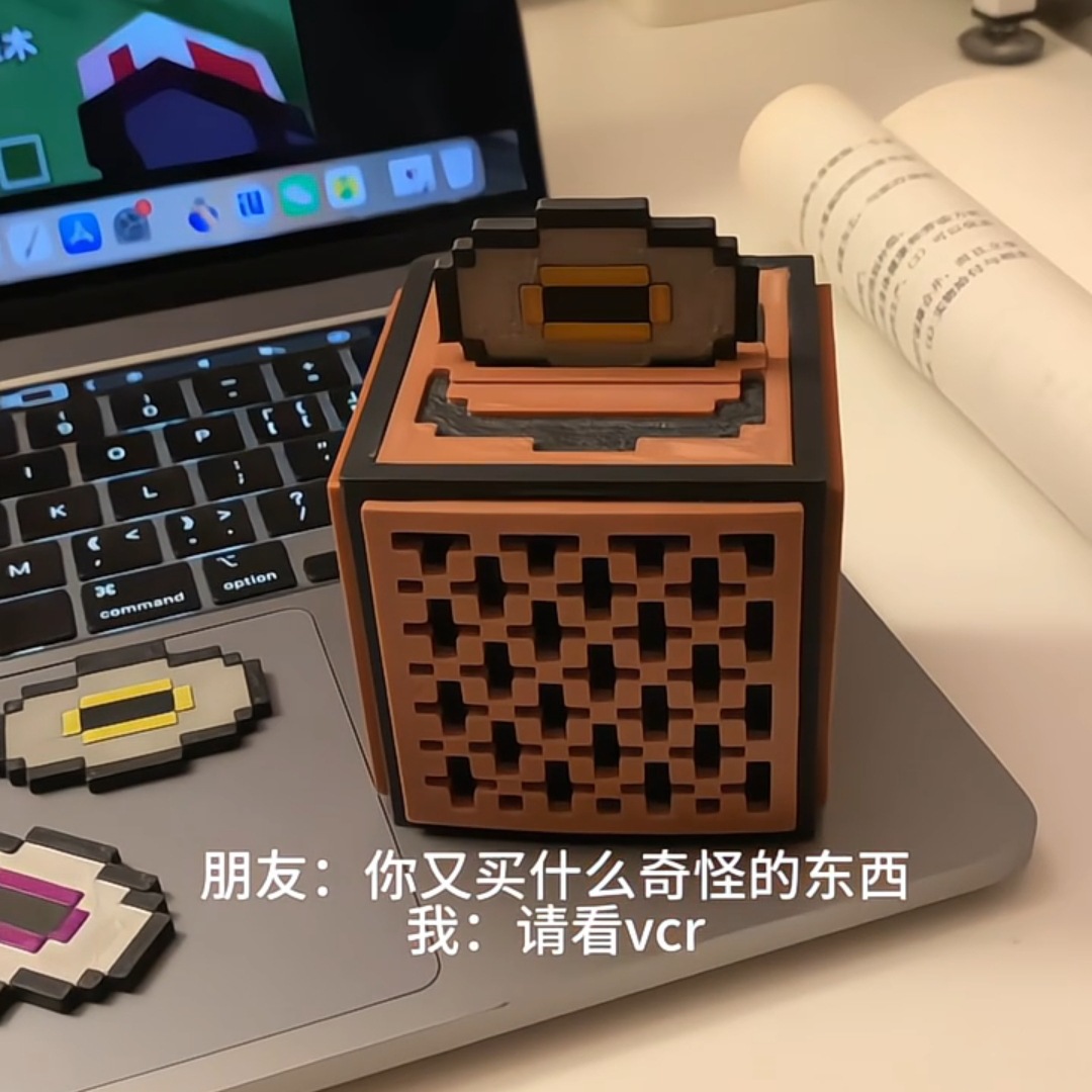3D Printed Game Model Pix Blue - Retro Gaming Lego 评论和价格