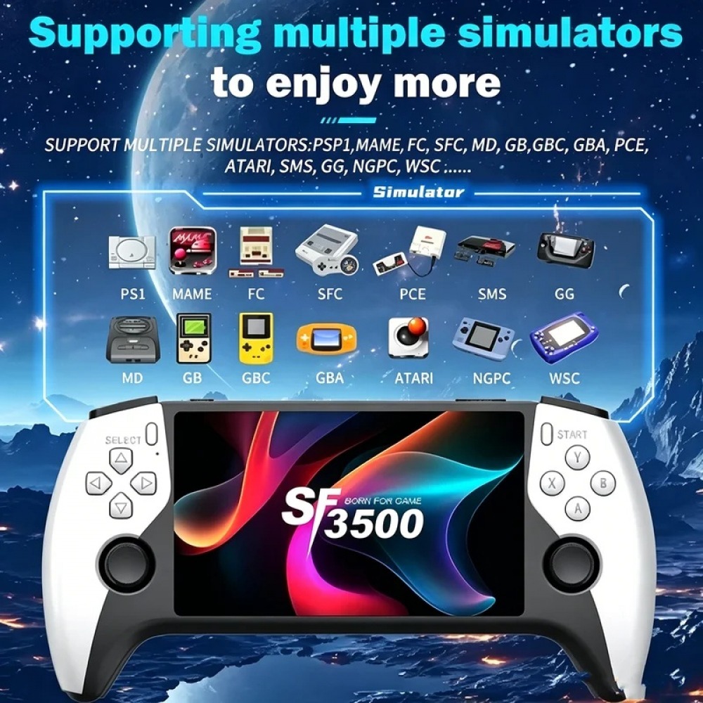 SF3500 5 inch Handheld Game Co - Retro Gaming Box 评论和价格