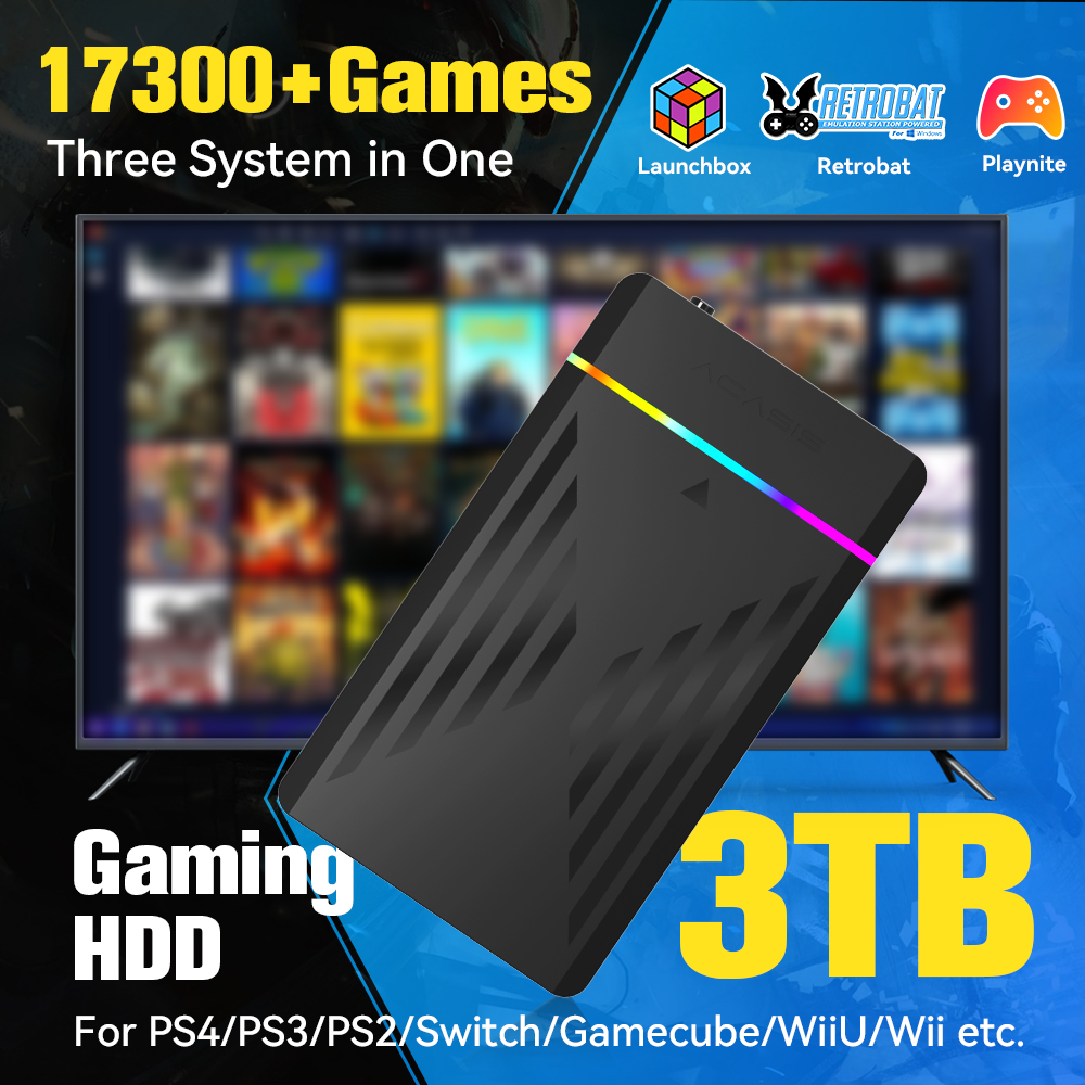 3TB Portable Gaming HDD Launch - Retro Gaming Hdd 评论和价格